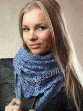 Ажурный бактус крючком