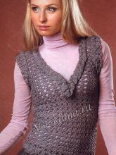 Ажурный топ с косами