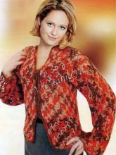 Ажурный жакет, фото