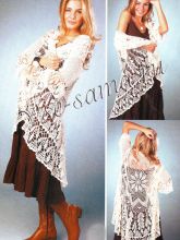 Белый женский жакет-болеро