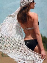 Бежевая шаль