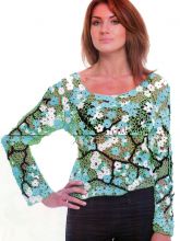 Джемпер крючком в технике сцепного гипюрного кружева