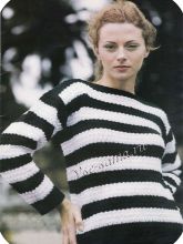 Джемпер - Черно-белая классика