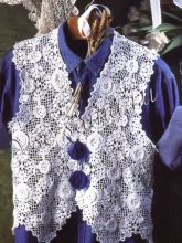 Жилет ажурный