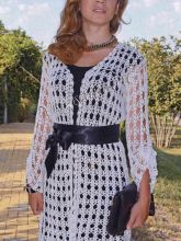 Кардиган крючком Герда, фото