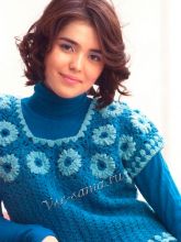 Кофточка из мотивов