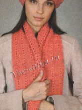 Комплект крючком Малиновый мусс