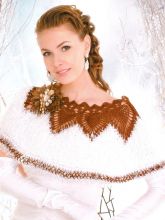 Накидка-пелерина крючком