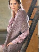 Объёмный кардиган из тонкого мохера, фото