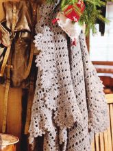 Плед с арочными краями