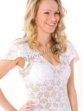 Топ крючком - Крылья бабочки