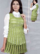 Салатовая туника, фото