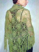 Шаль Олива, фото