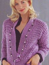 Сиреневый жакет