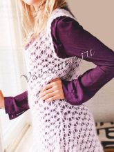 Стильная кружевная туника