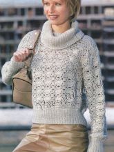 Свитер - Ажурный выход