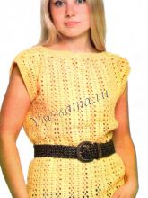 Топ крючком удлиненный