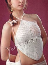 Топ с иероглифом и сумка