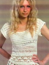 Топ вязаный крючком