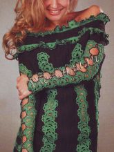 Туника с ажурными вставками