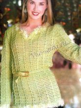 Удлиненный джемпер, фото