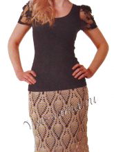 Юбка ананасовая