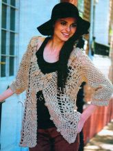 Жакет - Ажурно