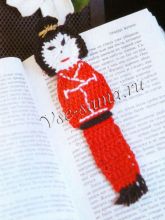 Закладка крючком - Гейша