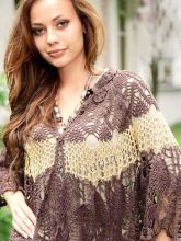 Жакет ажурный крючком