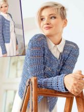 Жакет джинсовой расцветки