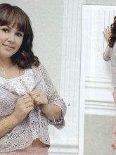 Жакет крючком из мотивов