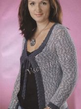 Жакет на завязках в стиле джинс, фото