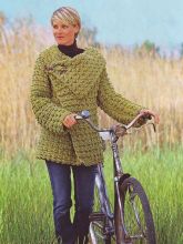 Жакет с широким воротником