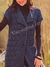 Жилет крючком - длинная история