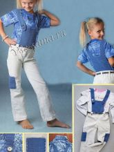 Декорирование белых брюк