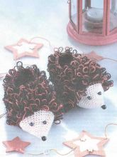 Детские тапочки Ежики 