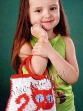 Детская сумочка с котенком