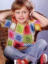 Футболка в стиле пэчворк