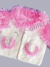 Кофточка детская крючком