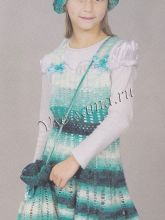 Комплект из пряжи фрагментарного крашения, фото