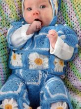 Комплект с ромашками