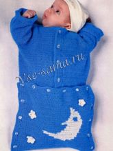 Конверт с луной и звездами