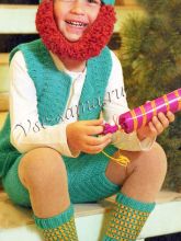 Костюм Гномика крючком