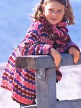 Пальто в полоску и шарфик