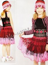 Платье, болеро и шляпка, фото