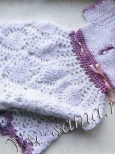 Платье крючком для малышки