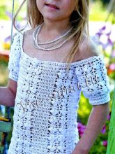 Платье крючком и повязка на голову