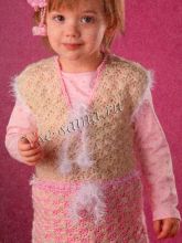 Платье с пушистой отделкой