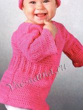 Розовая туника и шапочка