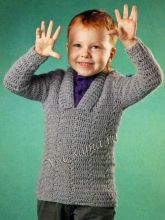 Серый пуловер с аппликацией, фото